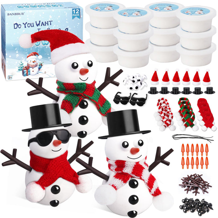 Christmas Modeling Clay Craft Kits — 12-Pack