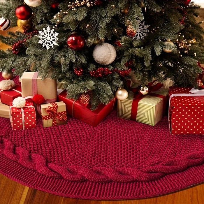 Plush Christmas Tree Skirt