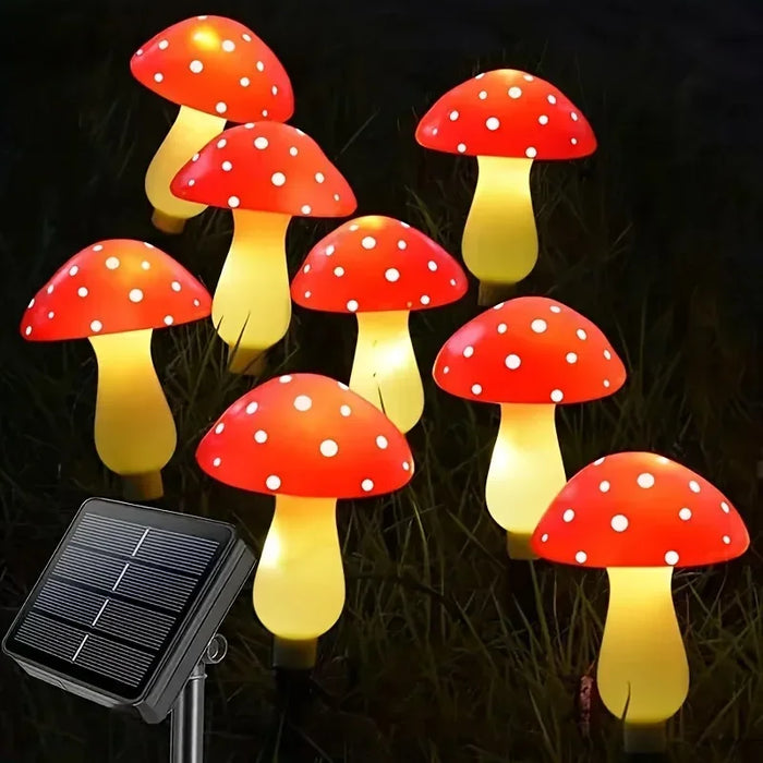 Solar Mushroom Garden Lights