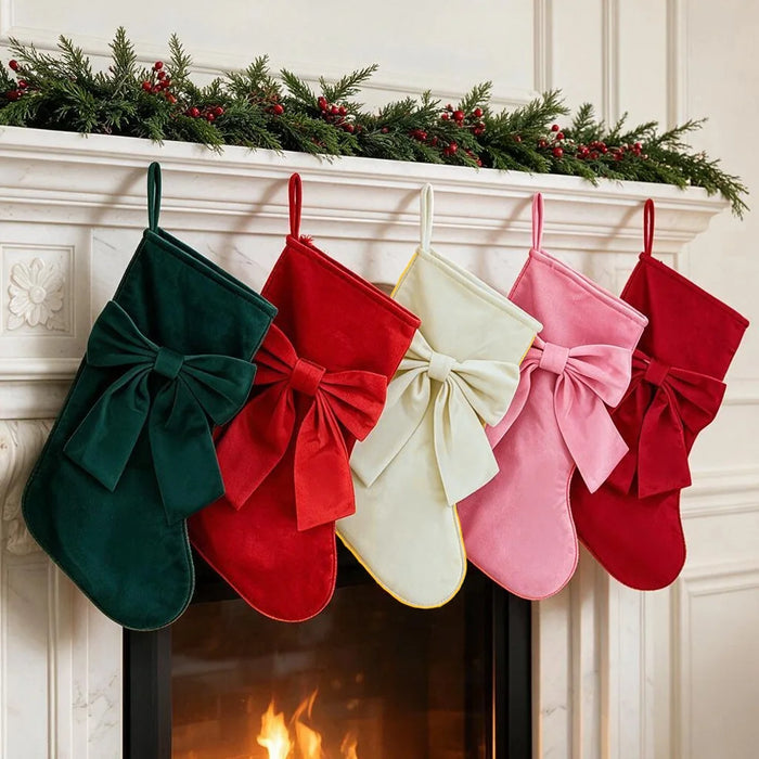 Bow Christmas Stocking