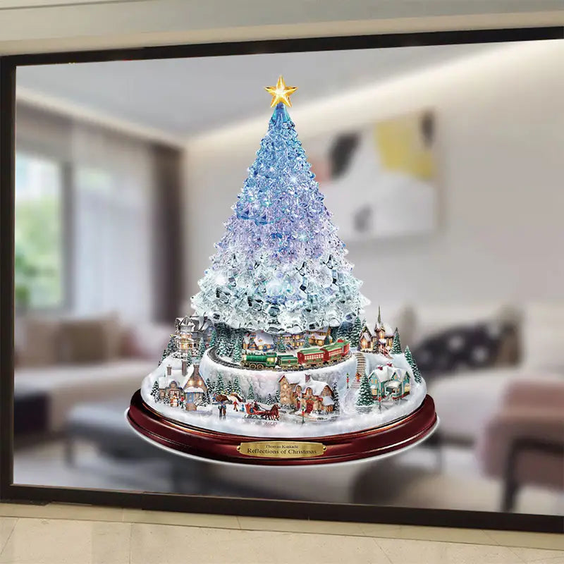 PVC Snowflake Window Clings - Waterproof Christmas Decor