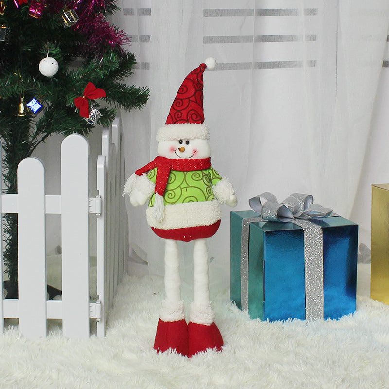 Stretching Santa Figurine - Christmas Gift & Decor