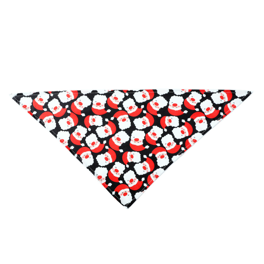 Christmas Pet Scarf - Triangle Design for Dogs & Cats