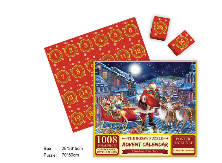 Julens Advent Calendar - 24 Slot Christmas Puzzle (One)
