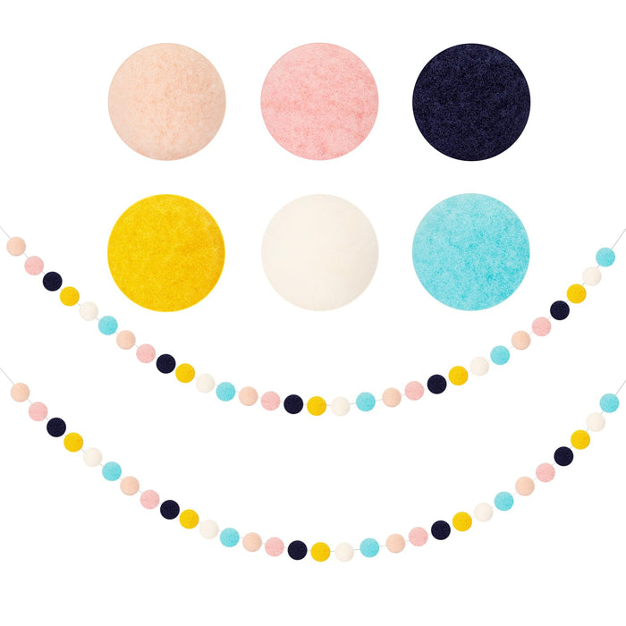 Pom-Pom Garlands — Set of 2
