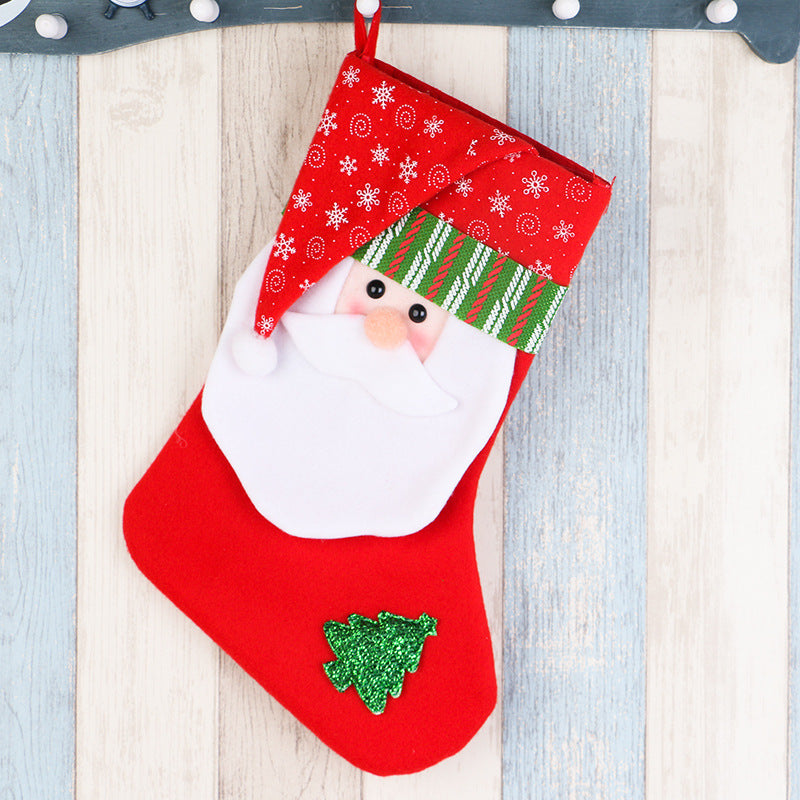 Large Christmas Stocking Gift Bag for Holiday Decor