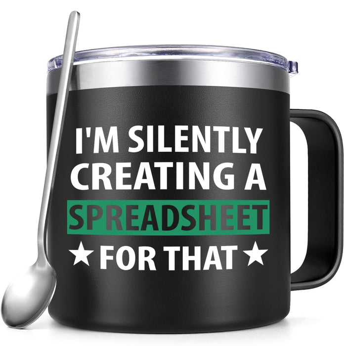 Spreadsheet Lover’s Stainless Steel Mug