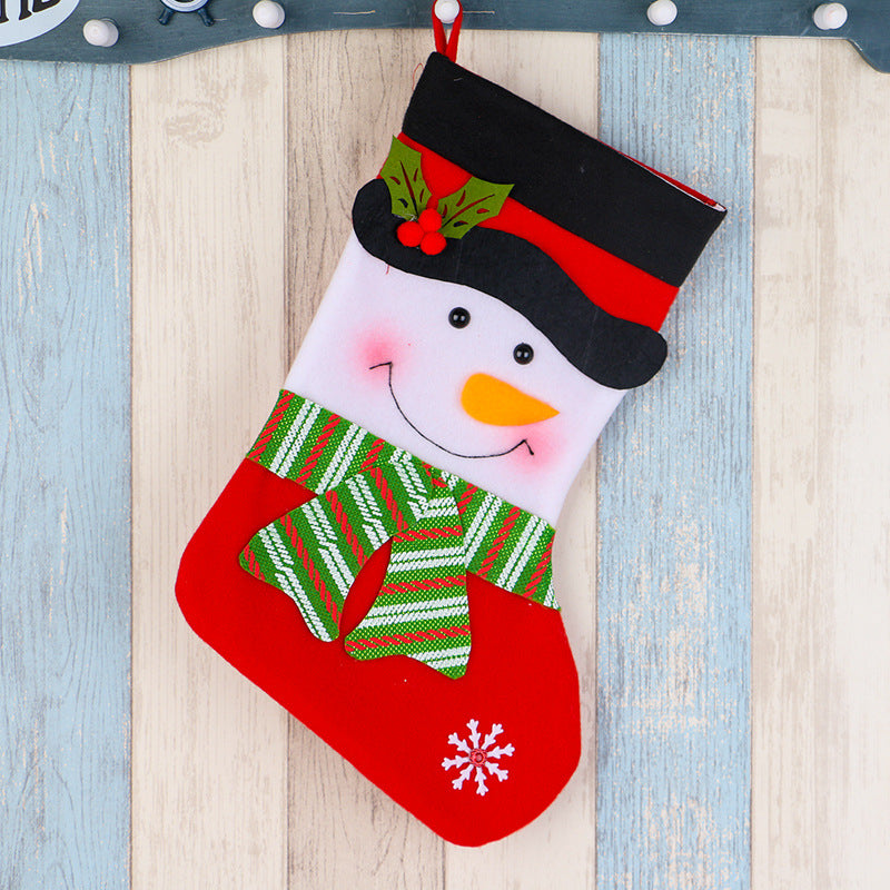 Large Christmas Stocking Gift Bag for Holiday Decor