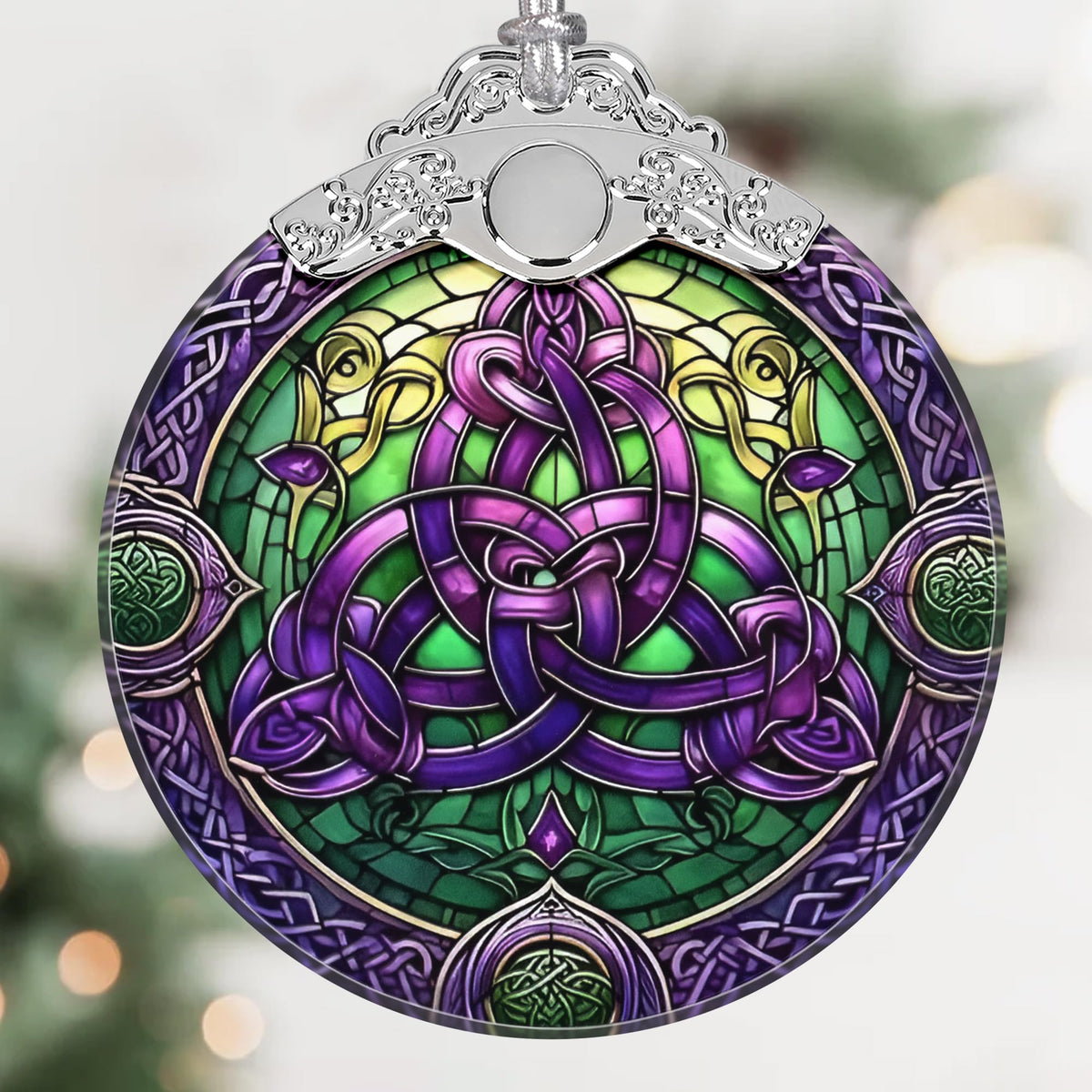 Celtic Knot Hanging Christmas Ornament