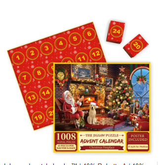 Julens Advent Calendar - 24 Slot Christmas Puzzle (One)
