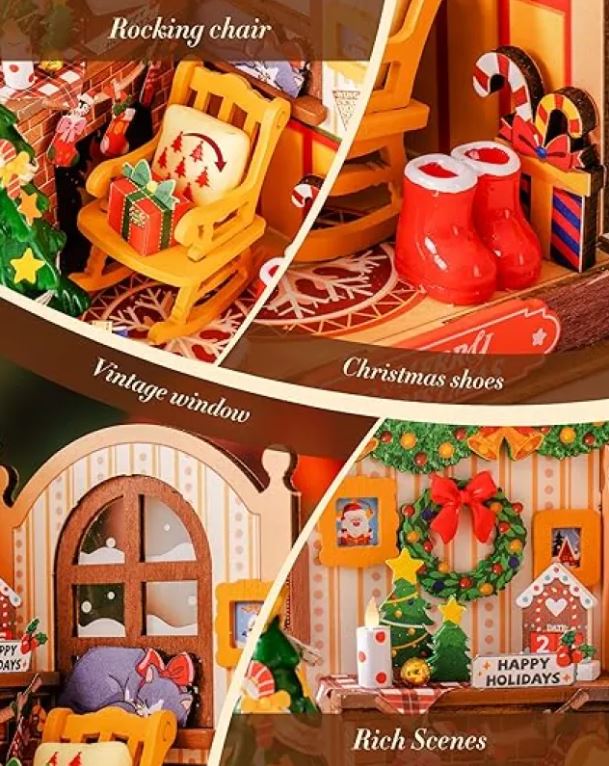 Rolife Christmas Miniature House Kit