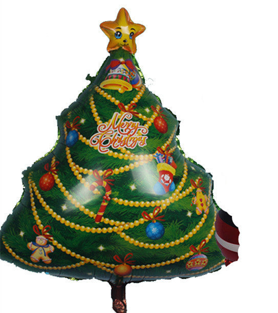 Santa Balloon - Christmas Party Aluminum Foil Decoration