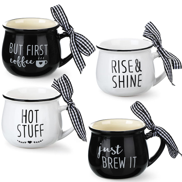 Christmas Mini Espresso Mugs — Set of 4