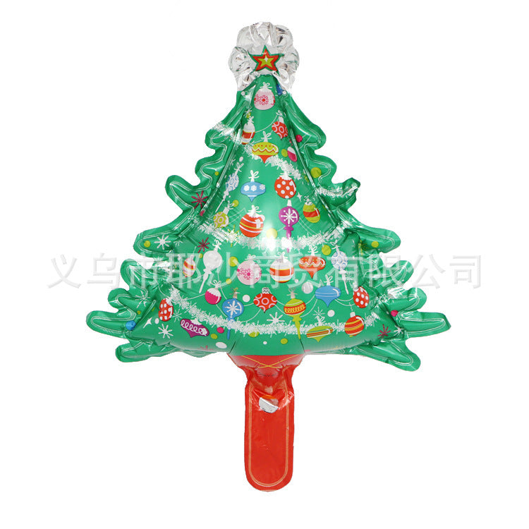 Santa Balloon - Christmas Party Aluminum Foil Decoration