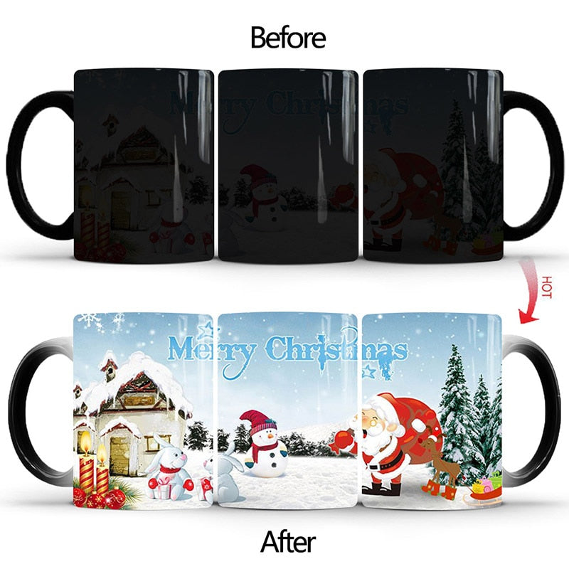 Merry Christmas Color-Changing Mug