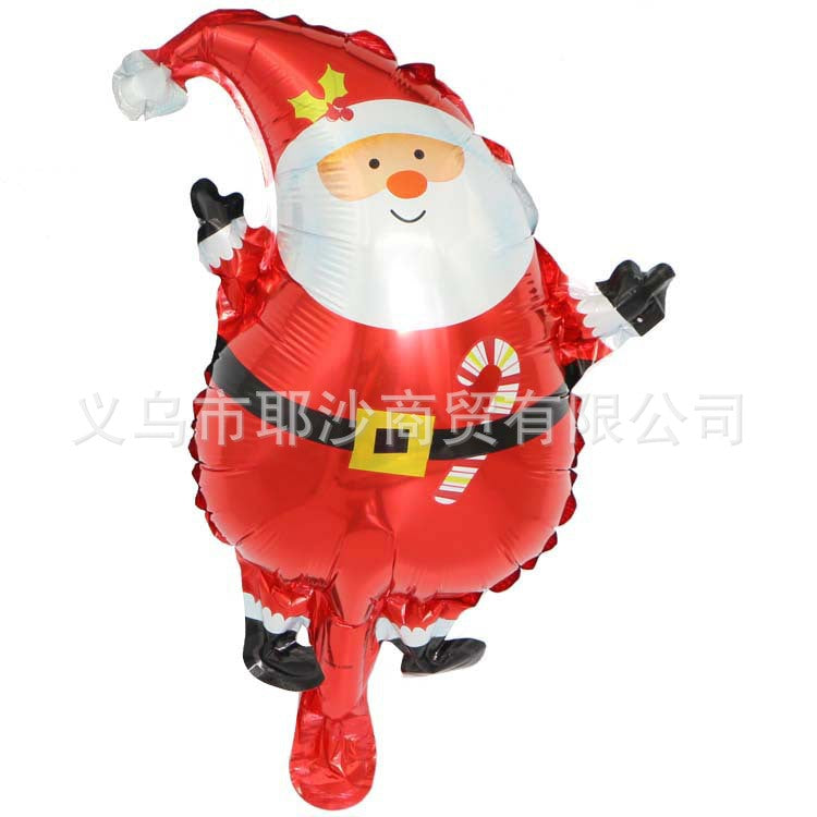 Santa Balloon - Christmas Party Aluminum Foil Decoration