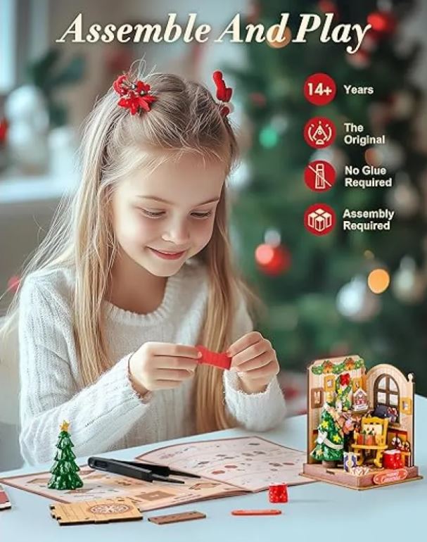 Rolife Christmas Miniature House Kit