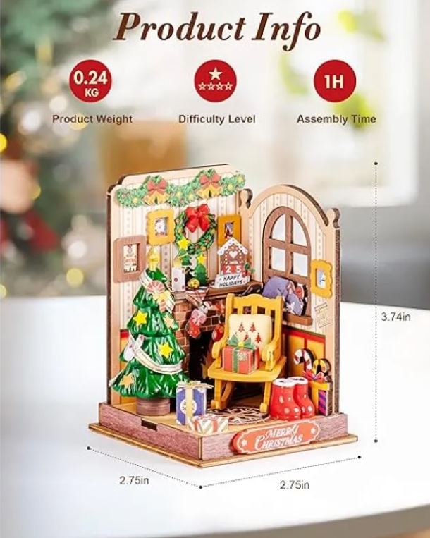 Rolife Christmas Miniature House Kit