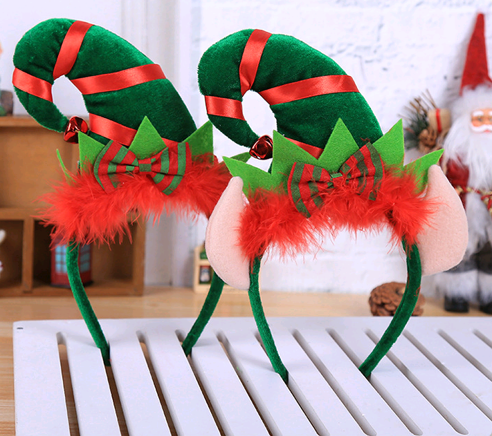 Christmas Party Decorations, Colorful Feather Headband