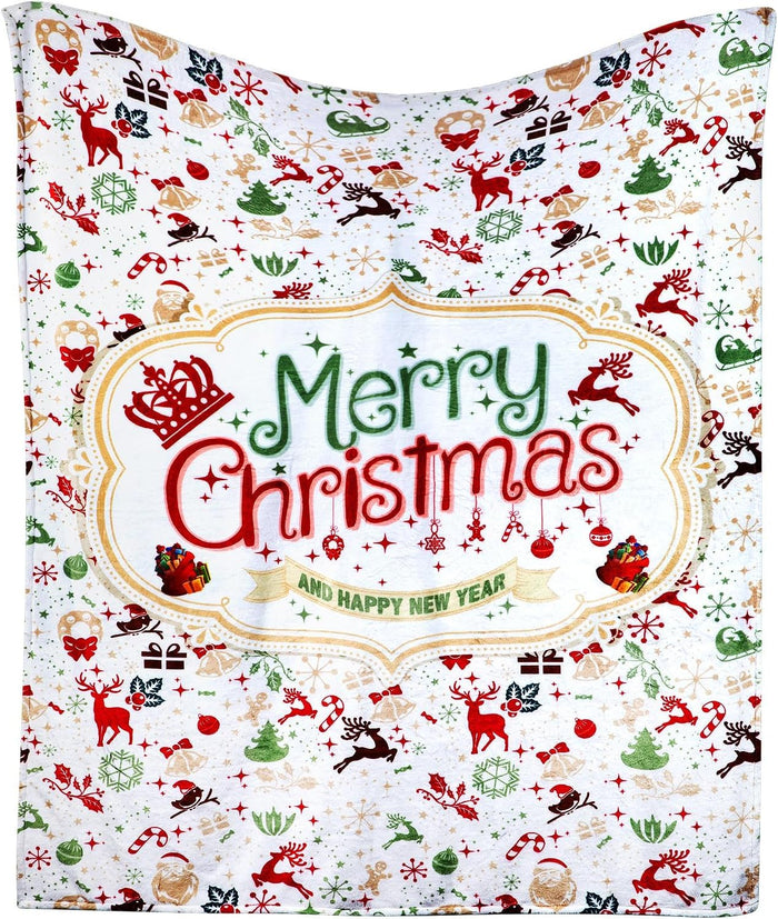 Soft Christmas Throw Blanket