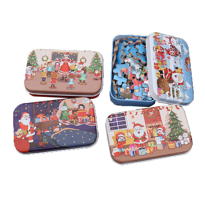 DIY Christmas Puzzle Gift Set for Kids (60 Pieces)