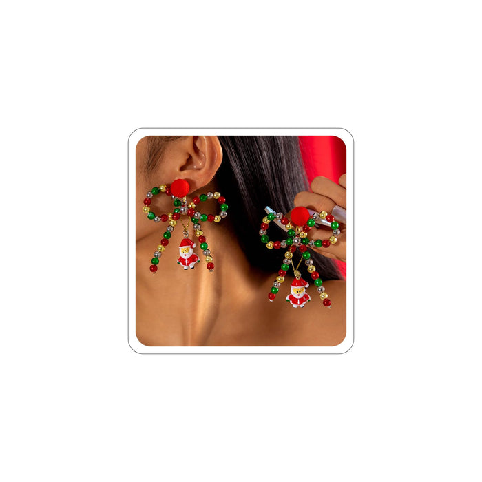 Christmas Tree, Bow & Bell Earrings