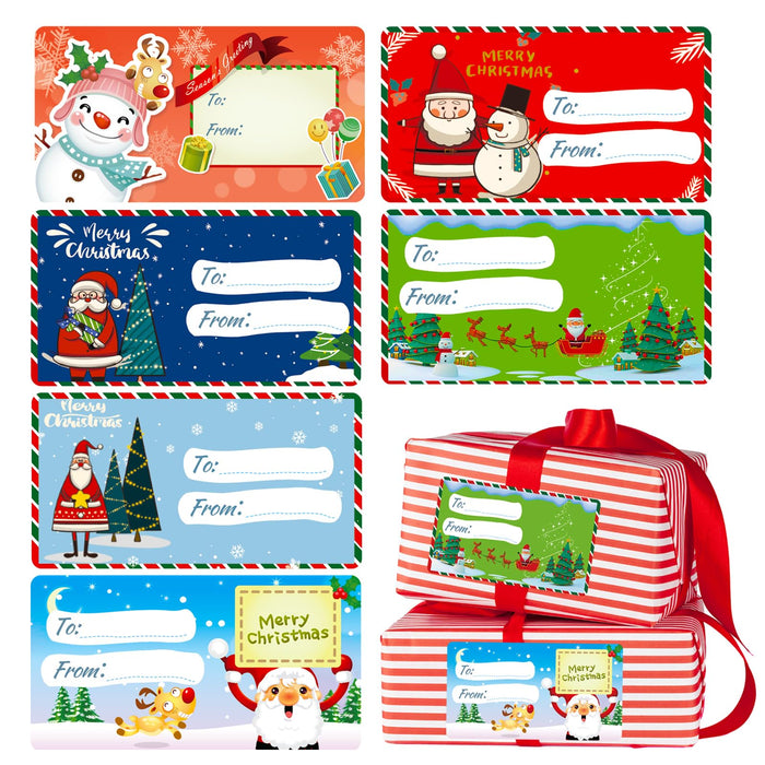 Christmas Gift Label Stickers — Pack of 120