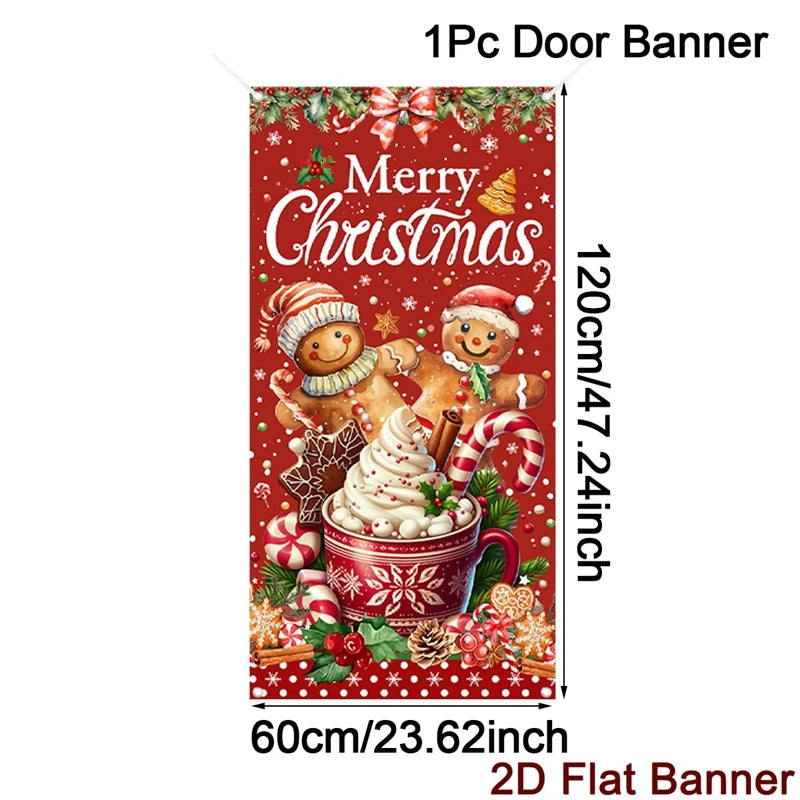 Merry Christmas Door Banner