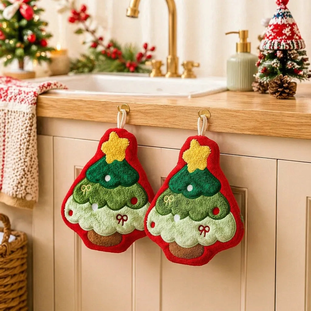 Hanging Christmas Hand Towels