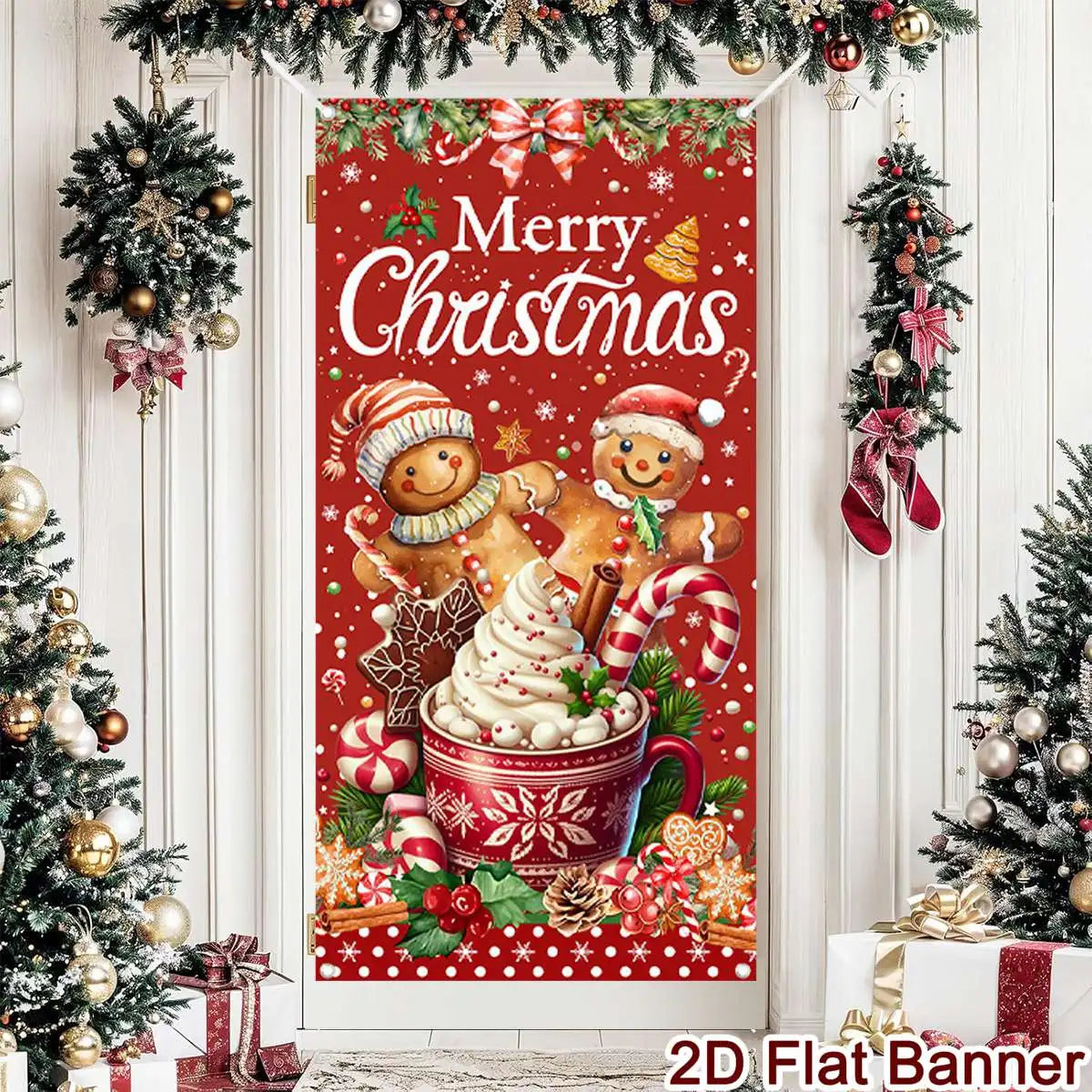 Merry Christmas Door Banner