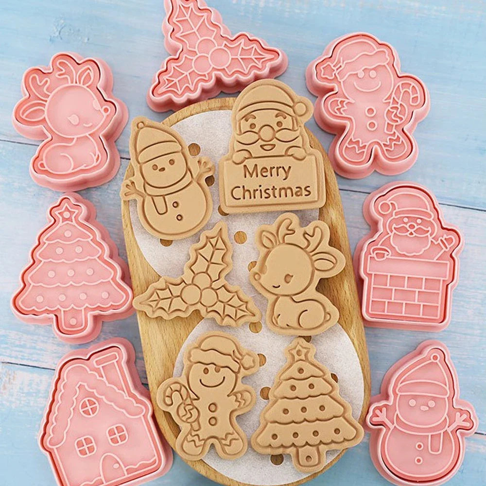 Christmas Cookie Cutter & Embossing Sets