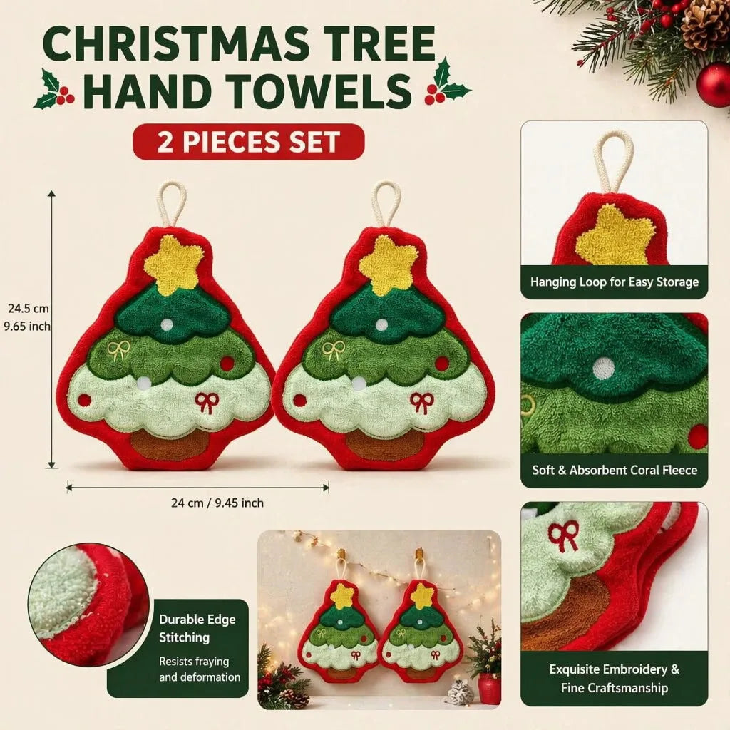 Hanging Christmas Hand Towels
