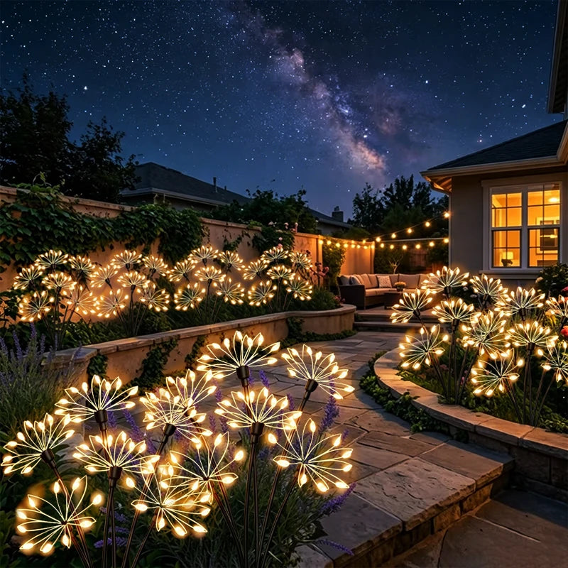 Solar Firework Garden Lights