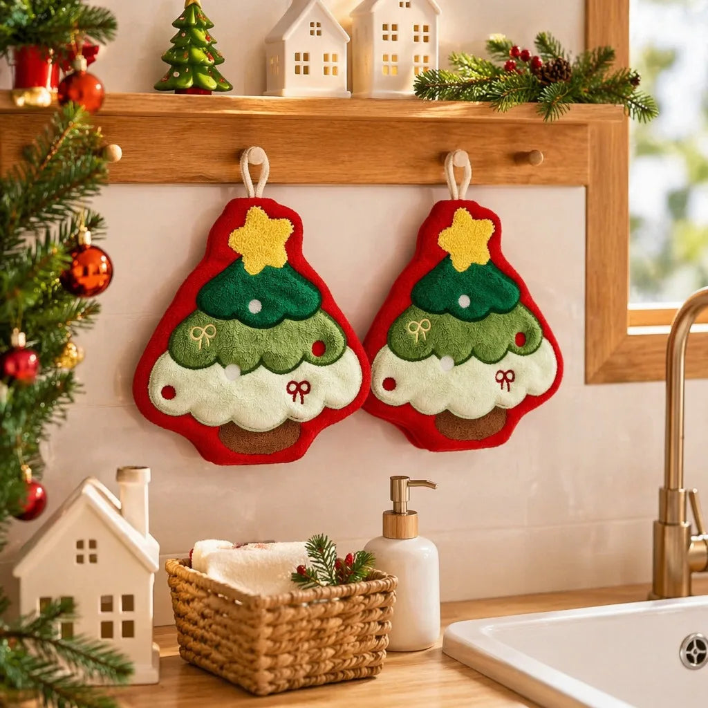 Hanging Christmas Hand Towels