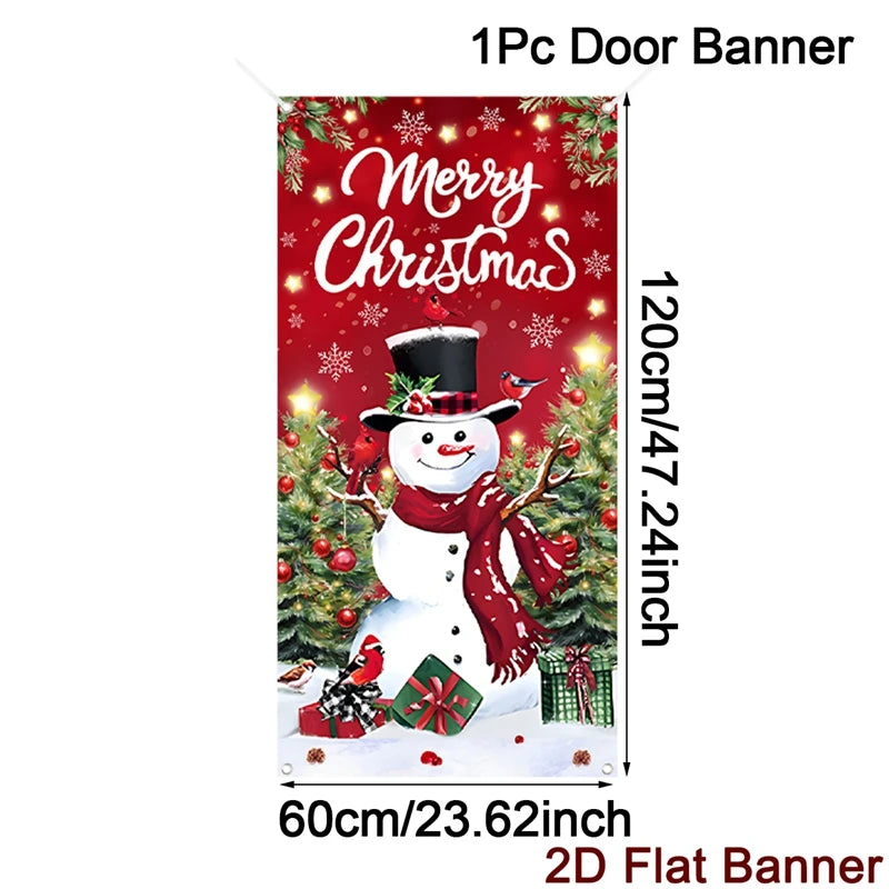 Merry Christmas Door Banner
