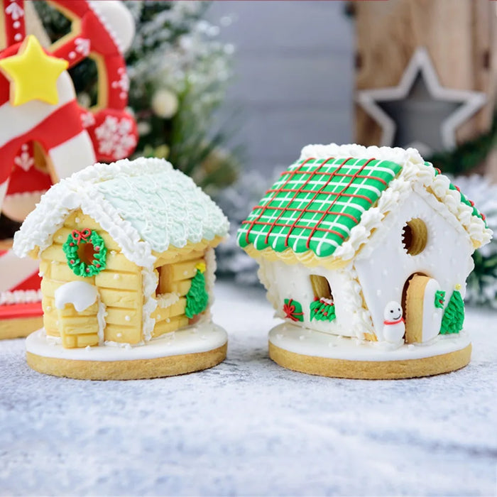 Mini Gingerbread House Cookie Cutters — Set of 6