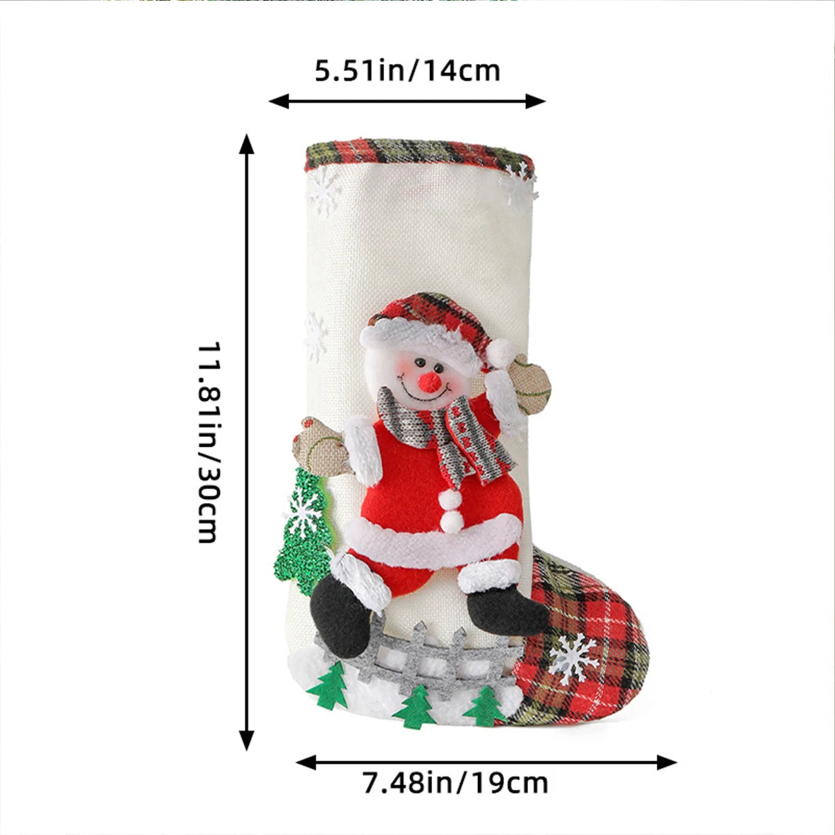 Drawstring Christmas Stocking Gift Bag