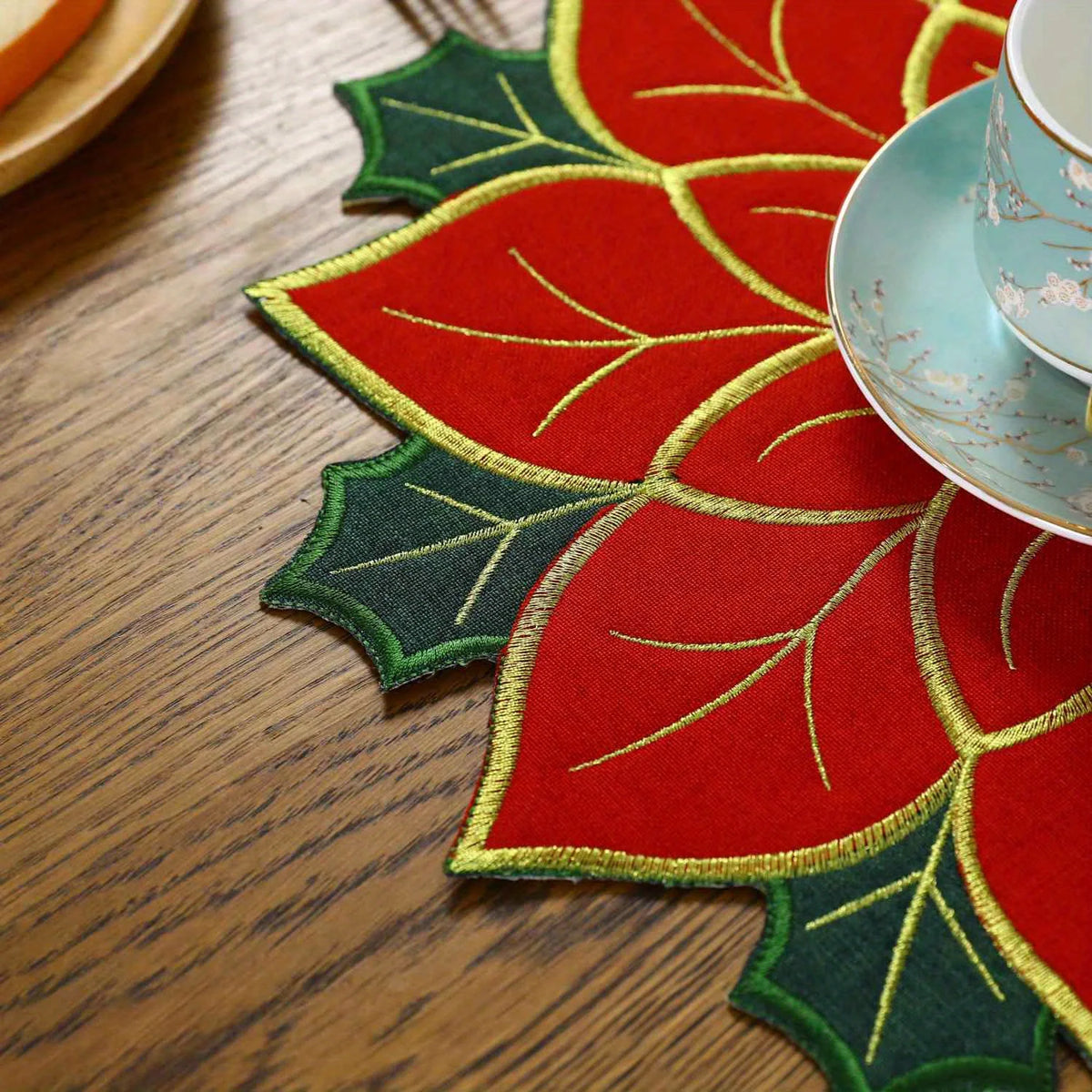 Felt Snowflake Christmas Table Mat — 40 cm
