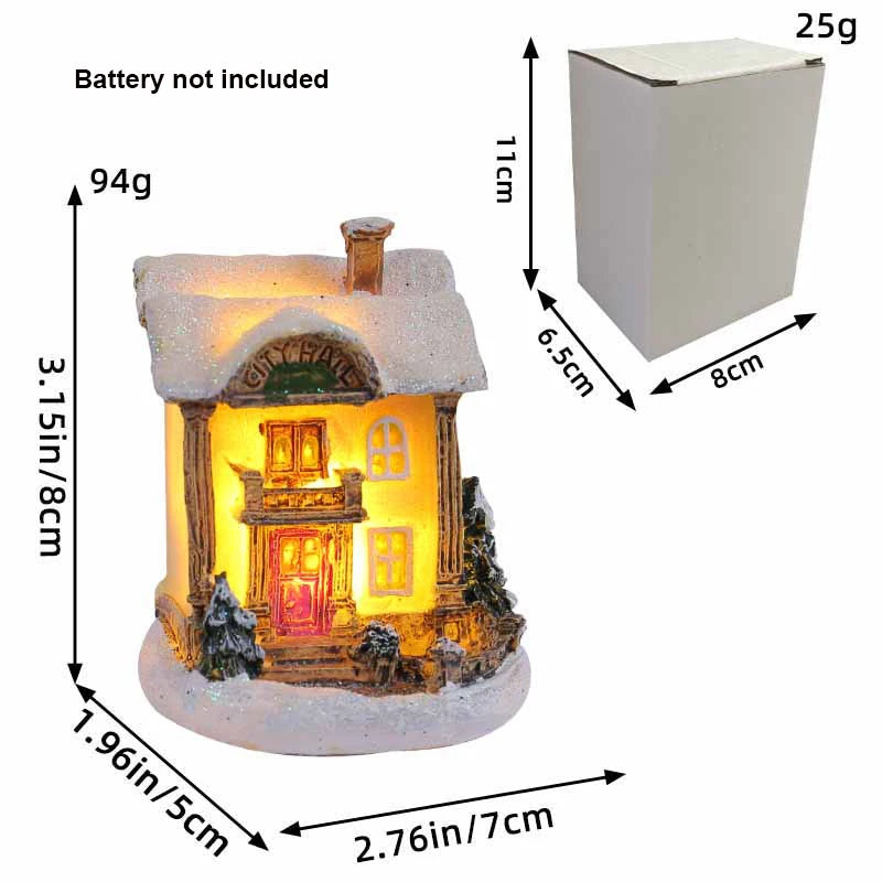 Christmas Village House Figurines