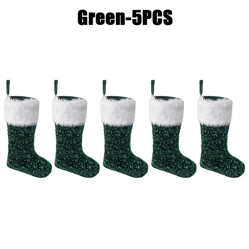 Flip-Sequin Christmas Stockings