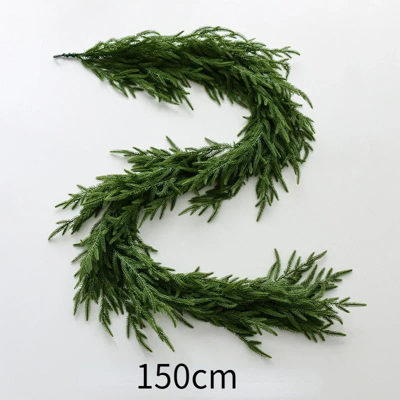 Norfolk-Style Pine Wreath and Garland