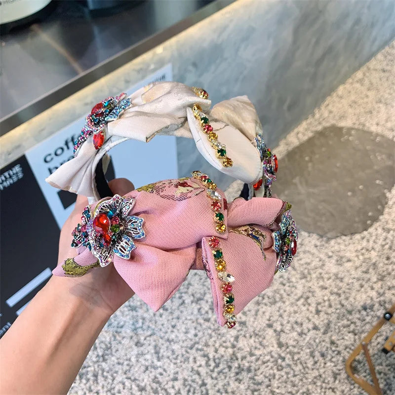 Oversized Bow Headbands and Hair Clips