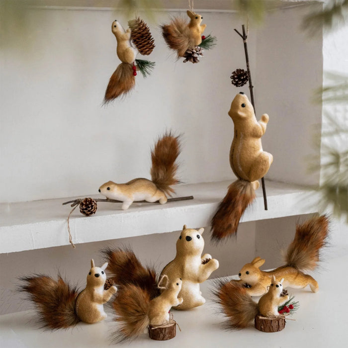 Woodland Animal Christmas Tree Decorations
