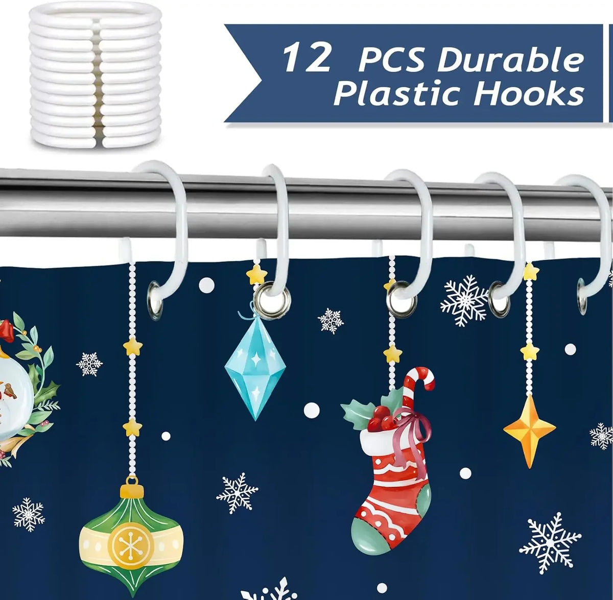 Christmas Character Shower Curtain