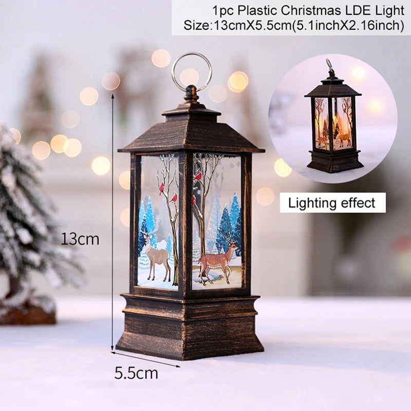 Christmas Scene Decorative Lantern