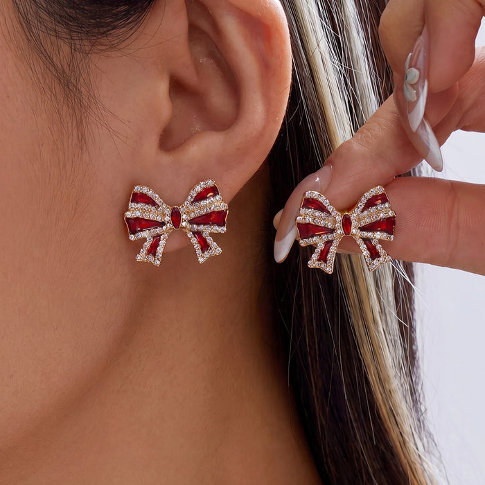 Christmas Motif Drop Earrings