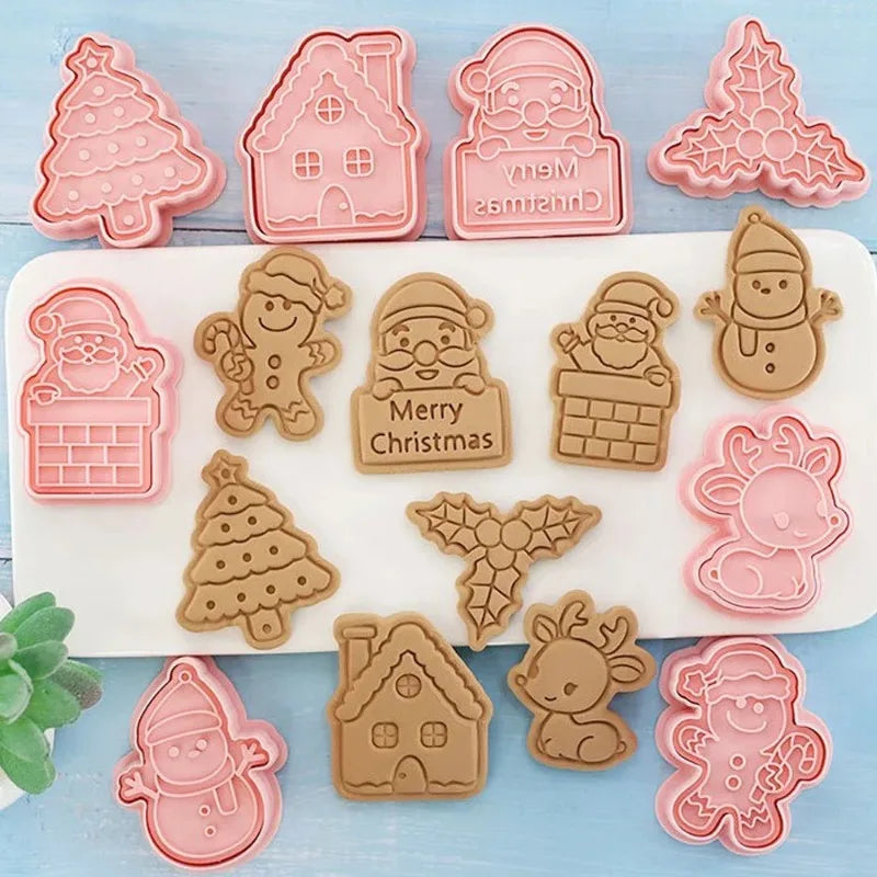 Christmas Cookie Cutter & Embossing Sets