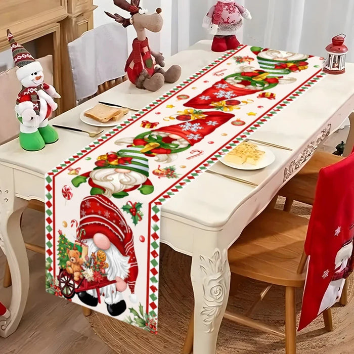Christmas Gnome Table Runner