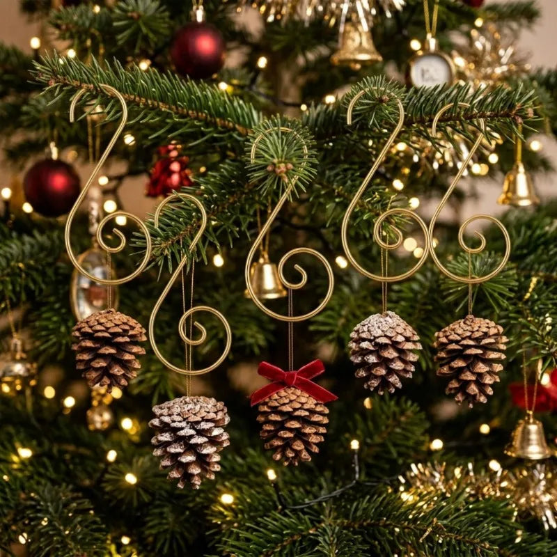 Metal S-Hook Christmas Ornament Hangers