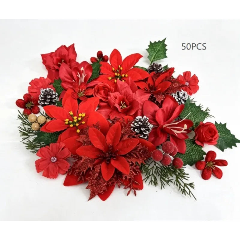 Christmas Floral Craft Pick Assortments